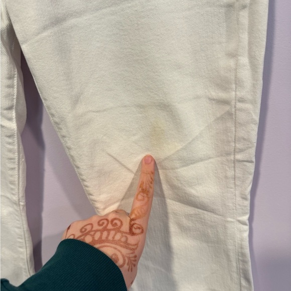 Mother the insider crop step Frey in white - Picture 2 of 6